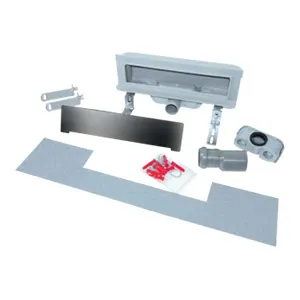 Дренажная система (трап) для монтажа в стену с глянцевой решеткой L=350 мм (Босния и Герцеговина)